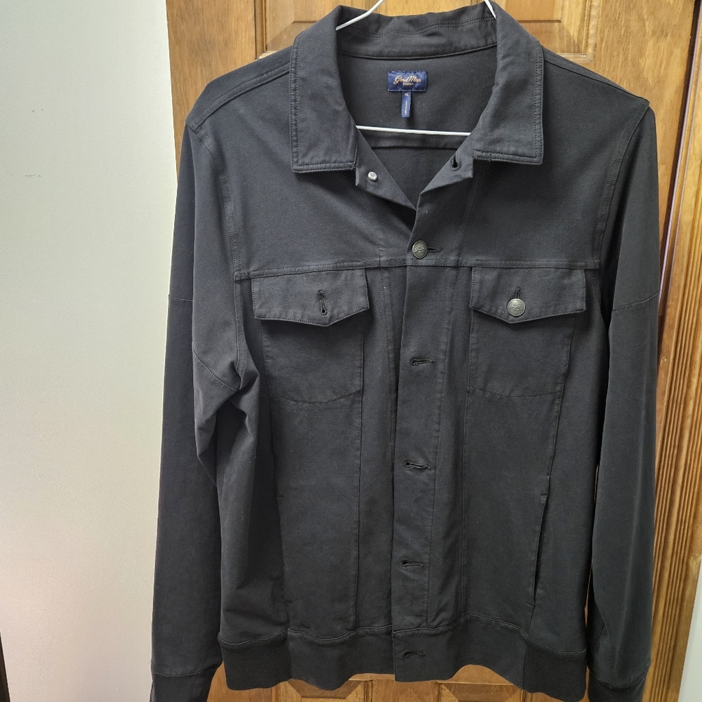 Good Man Brand Black Lightweight Utility Jacket -×New- Never Worn